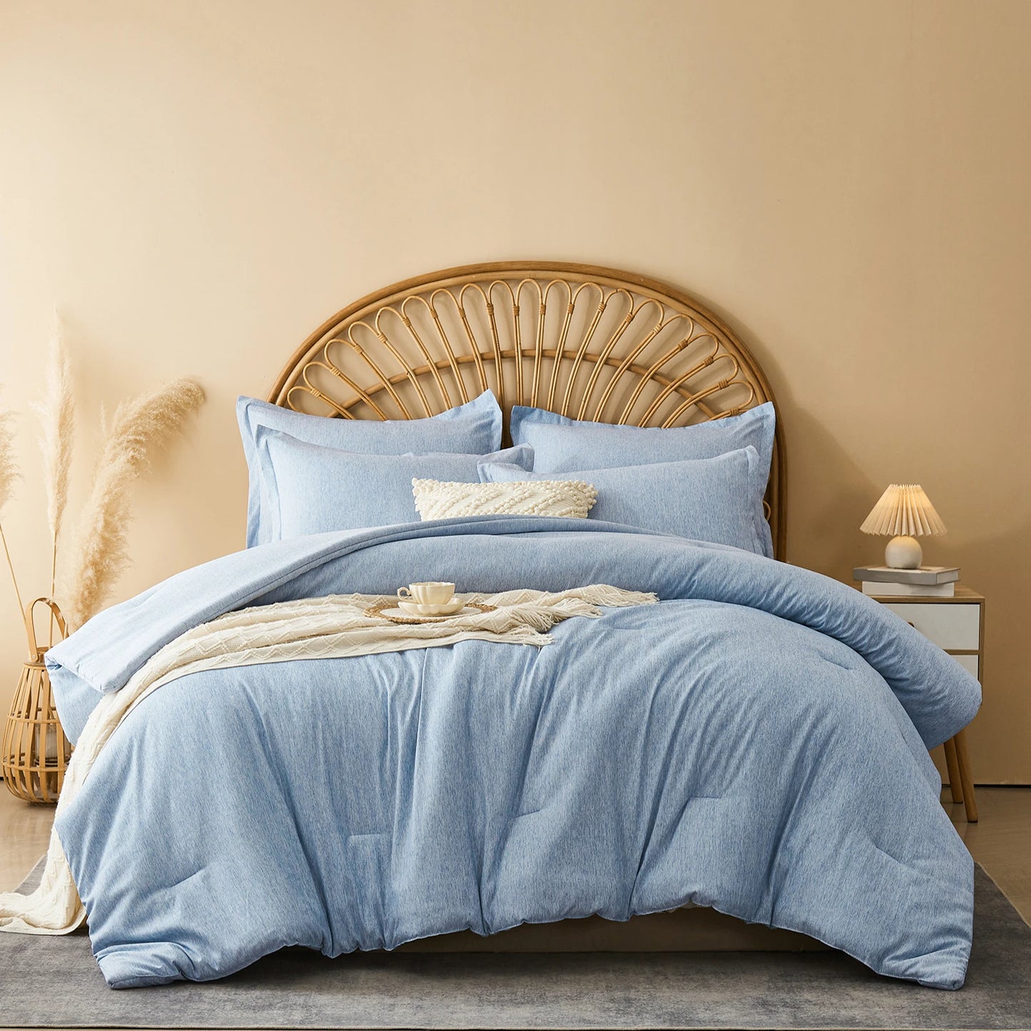 Cationic Dyeing Process Comforter Set