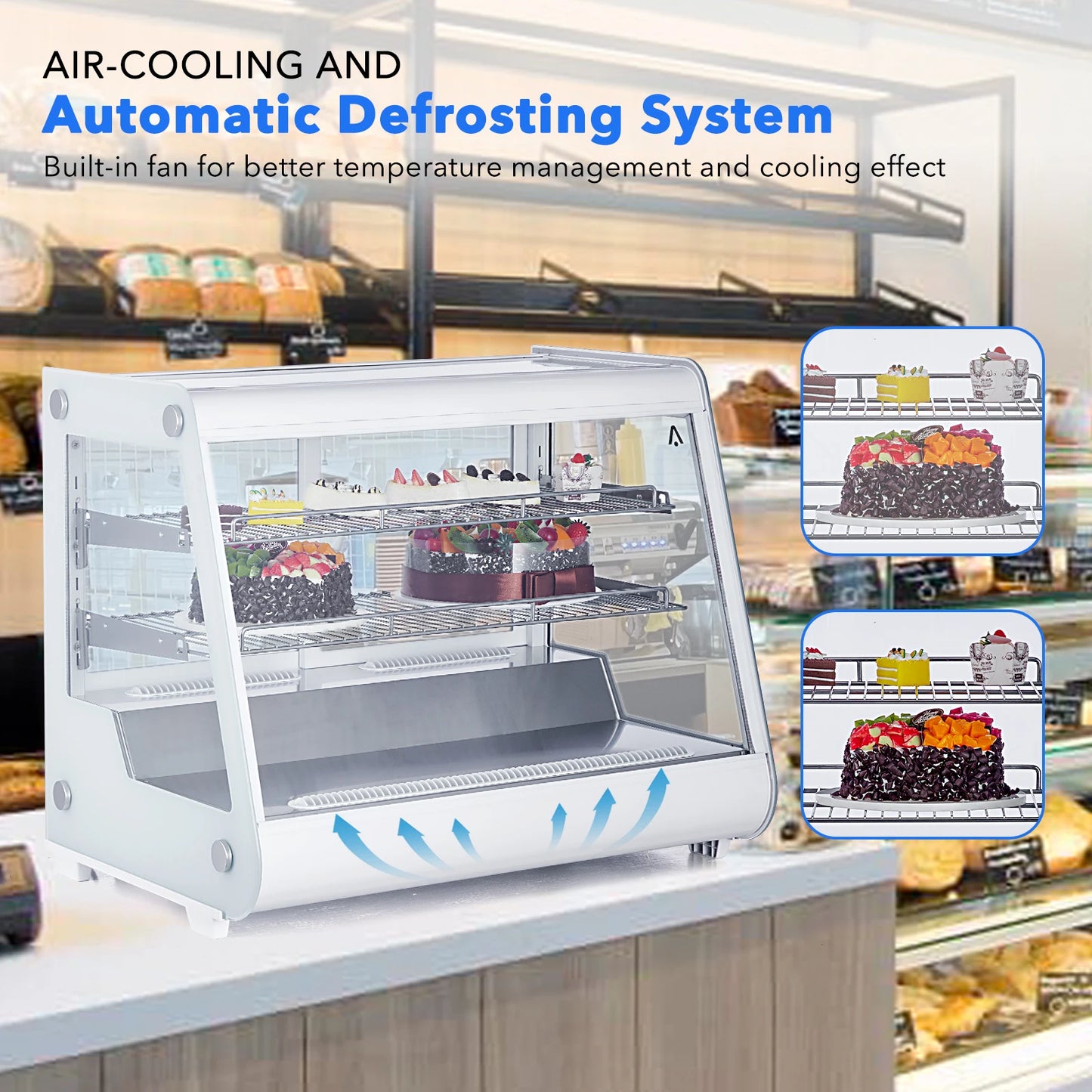 Display Counter top Refrigerator Case