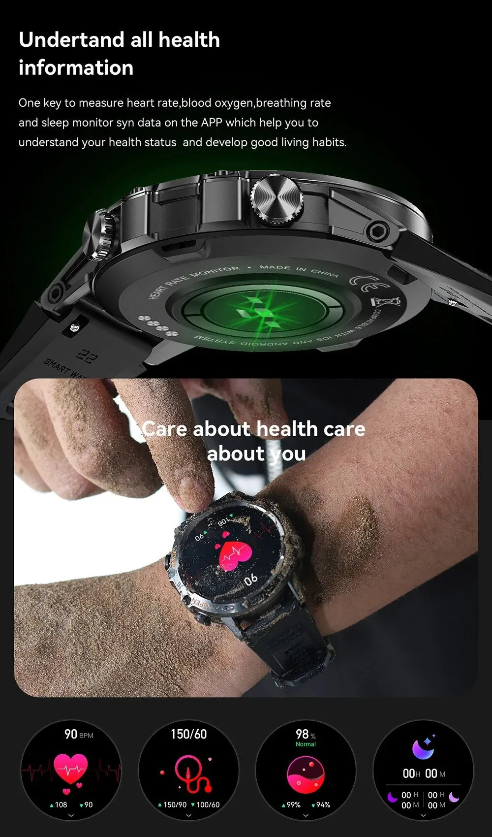 Smartwatch Bluetooth Call Smart Watch For Men