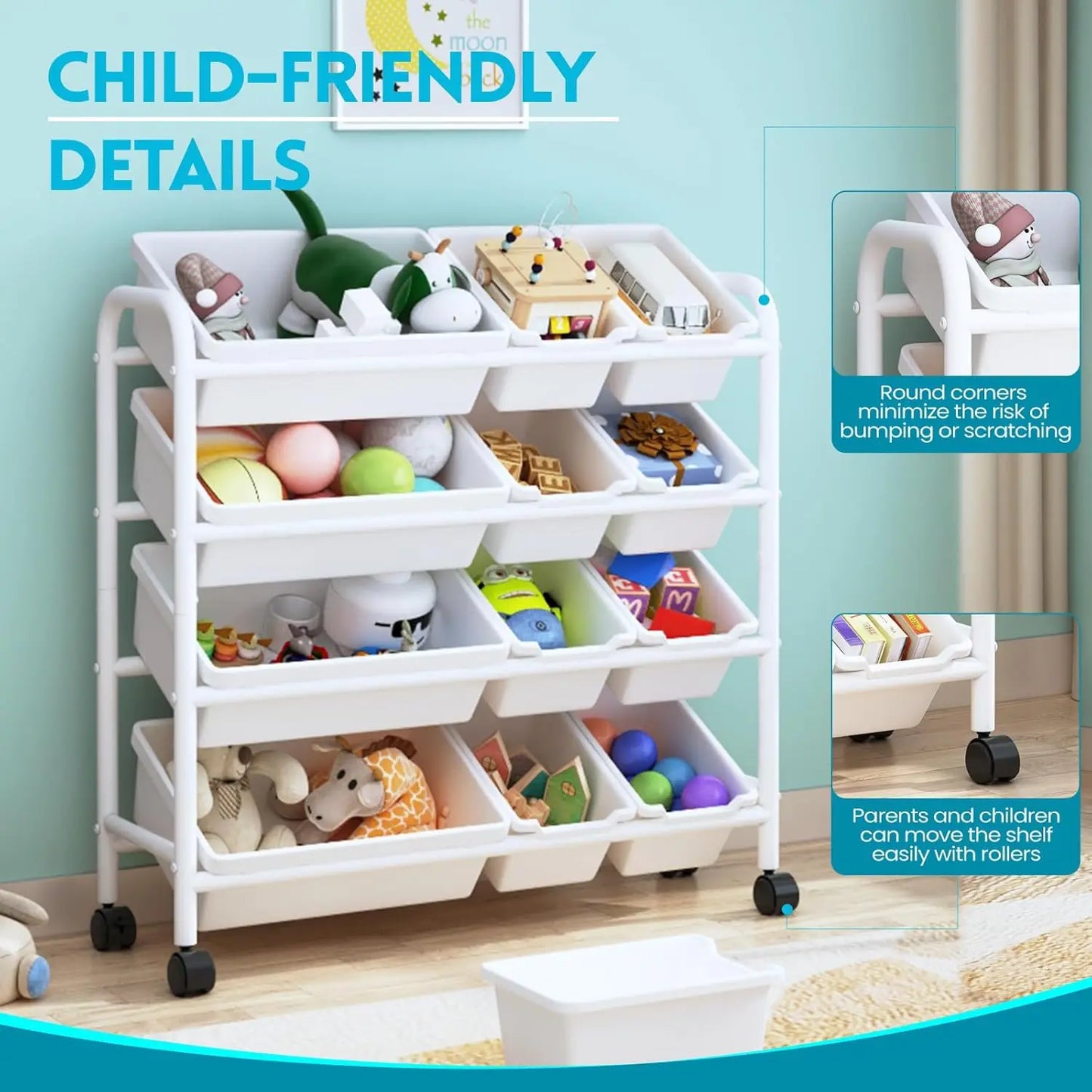 Kids Toy Storage Organizer
