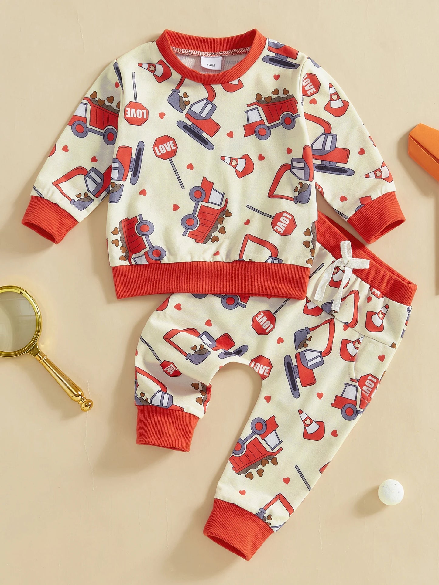 Toddler Valentine Outfit Set
