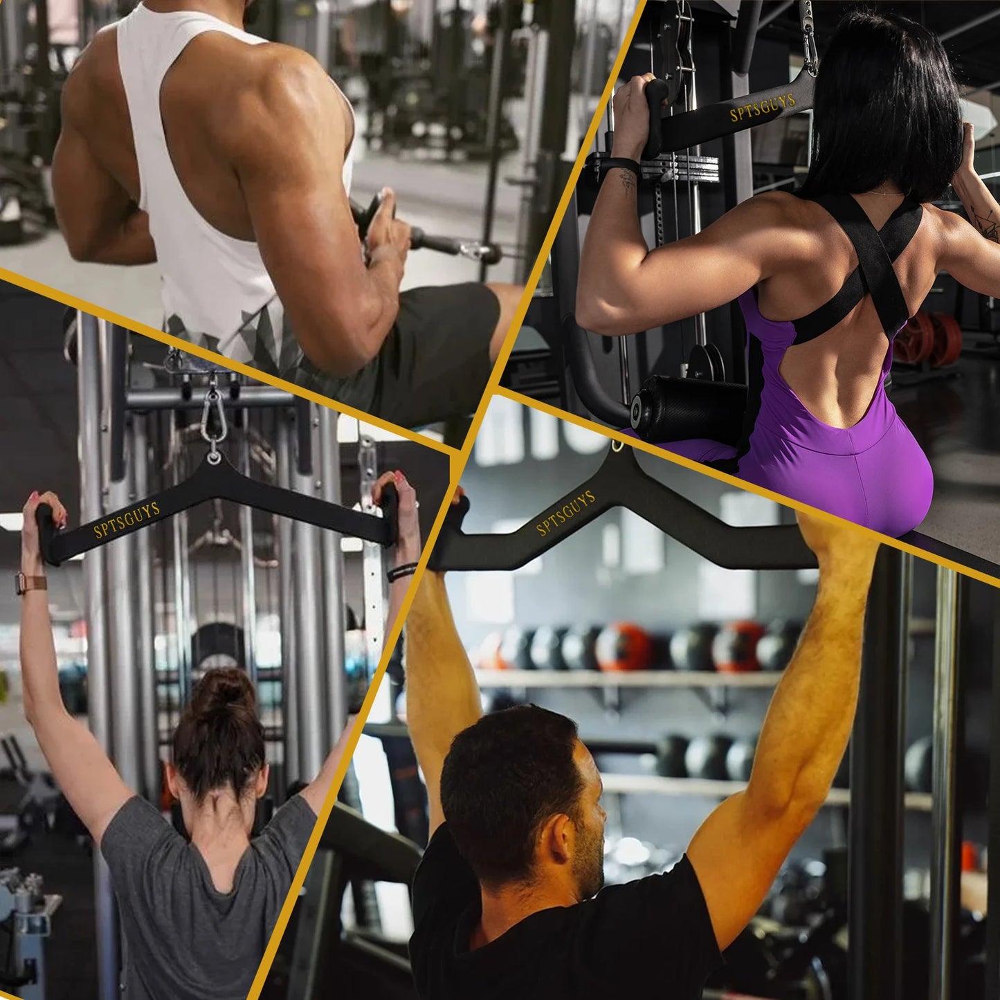 Home Gym Fitness Pulldown Attachment System Machine