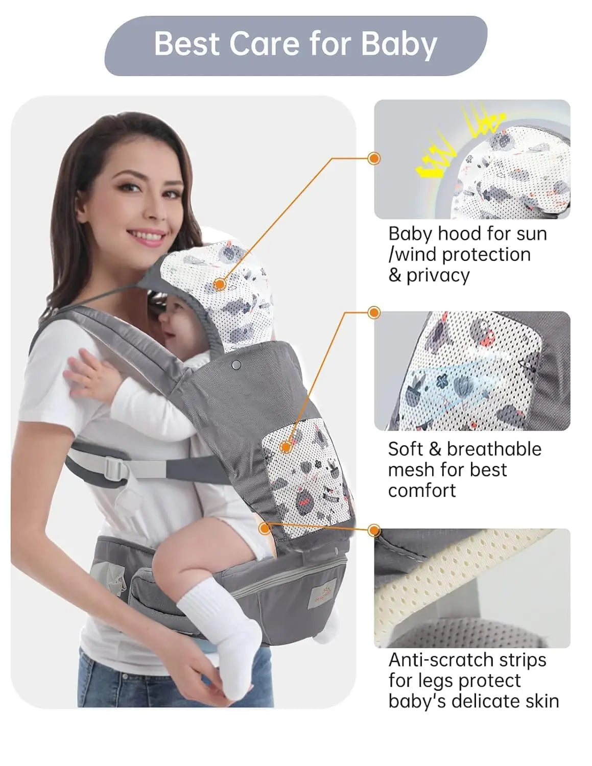 Newborn Baby Toddler Carrier