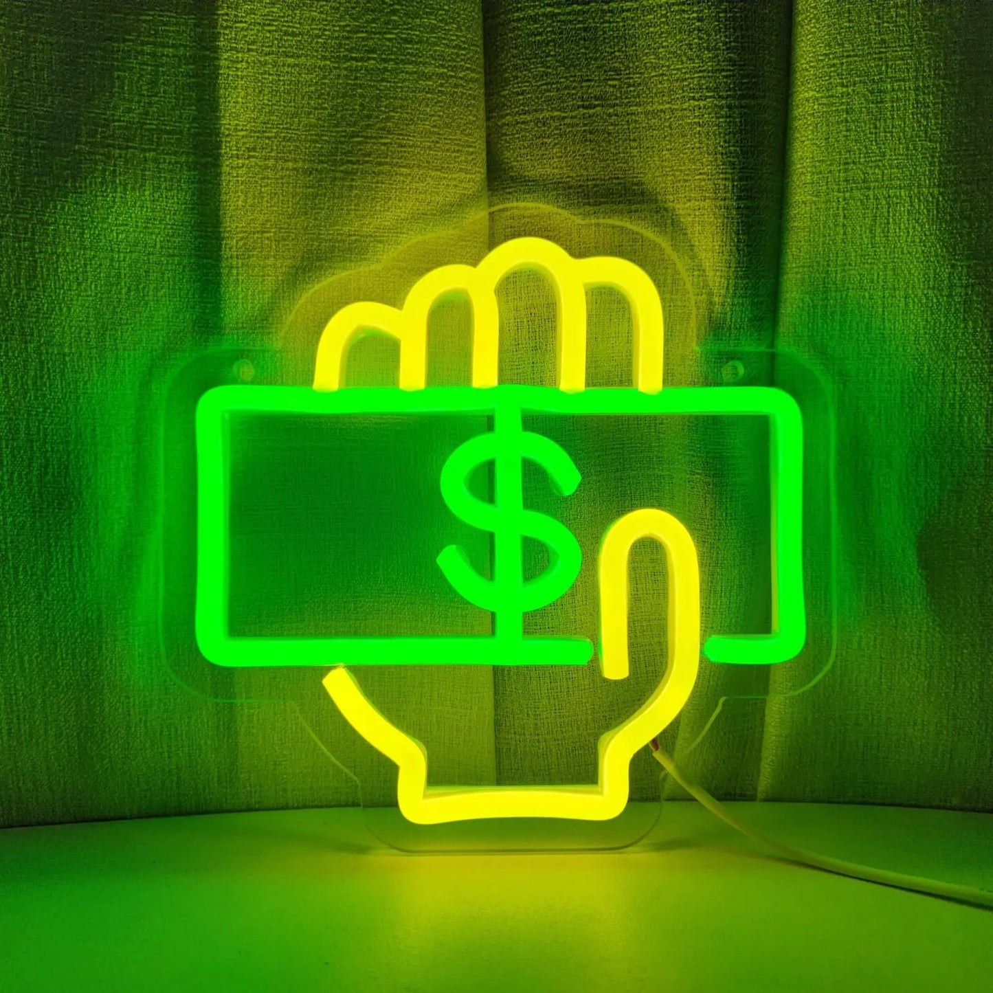 Money Neon Sign Wall Decor