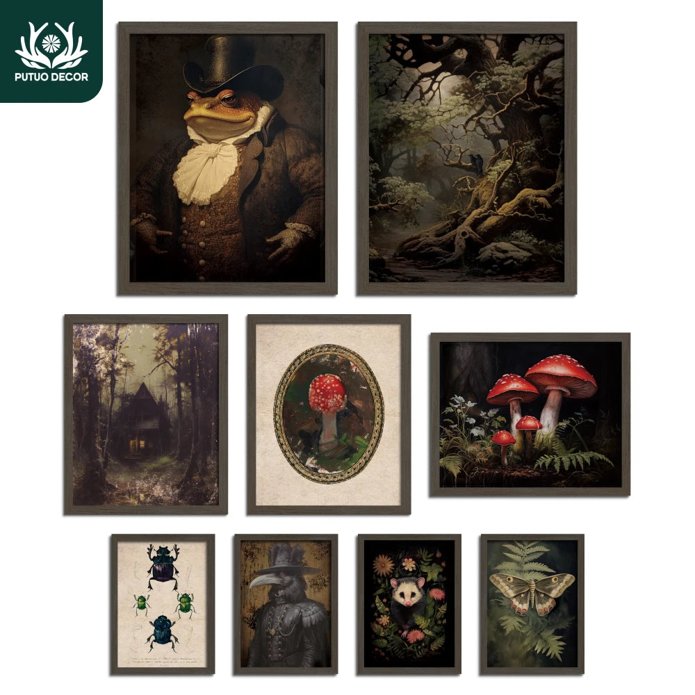 Gothic Style Canvas Printing Wall Art Decor