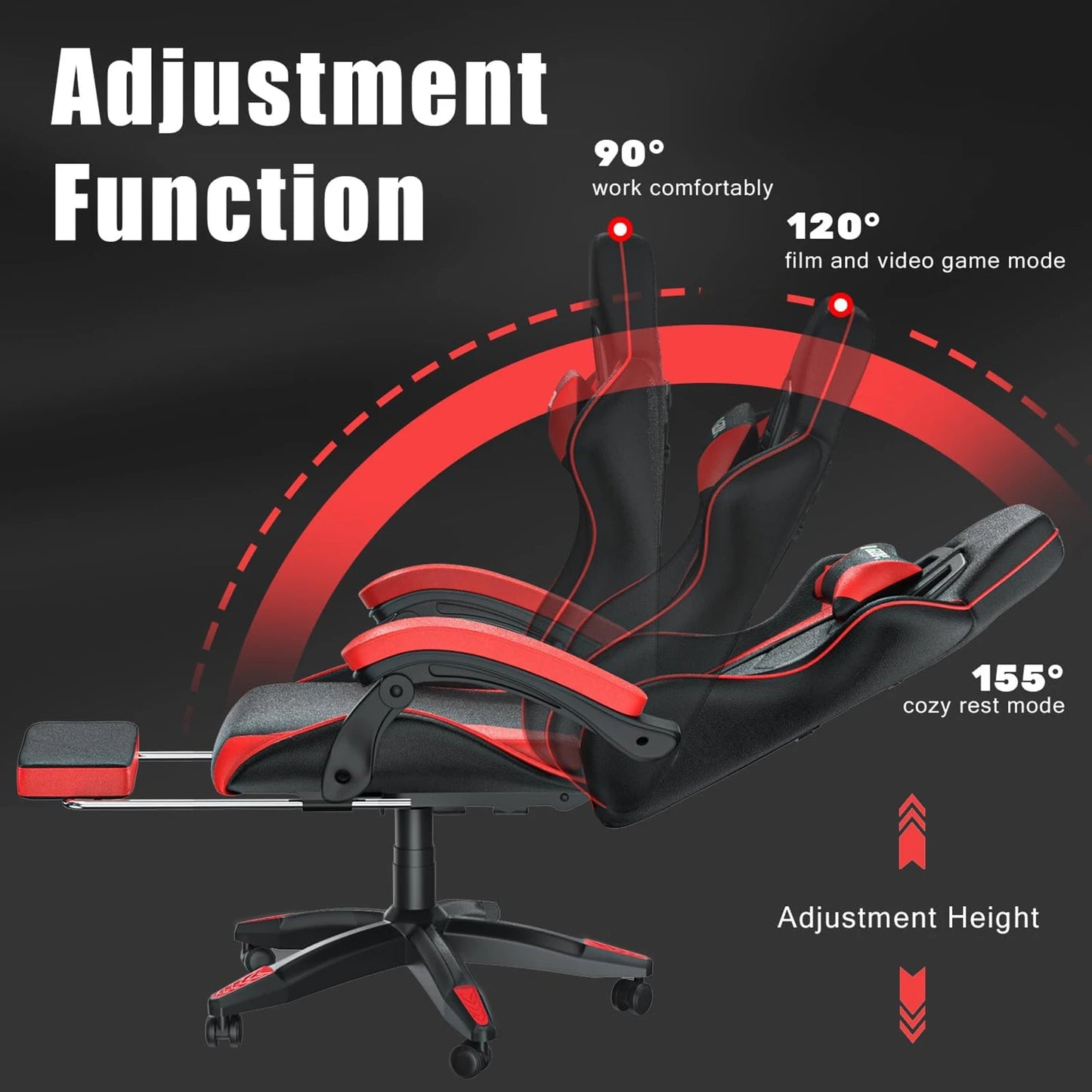 Footrest Gamer Chair