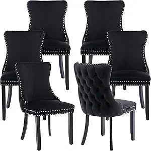 Velvet Dining Chairs Set