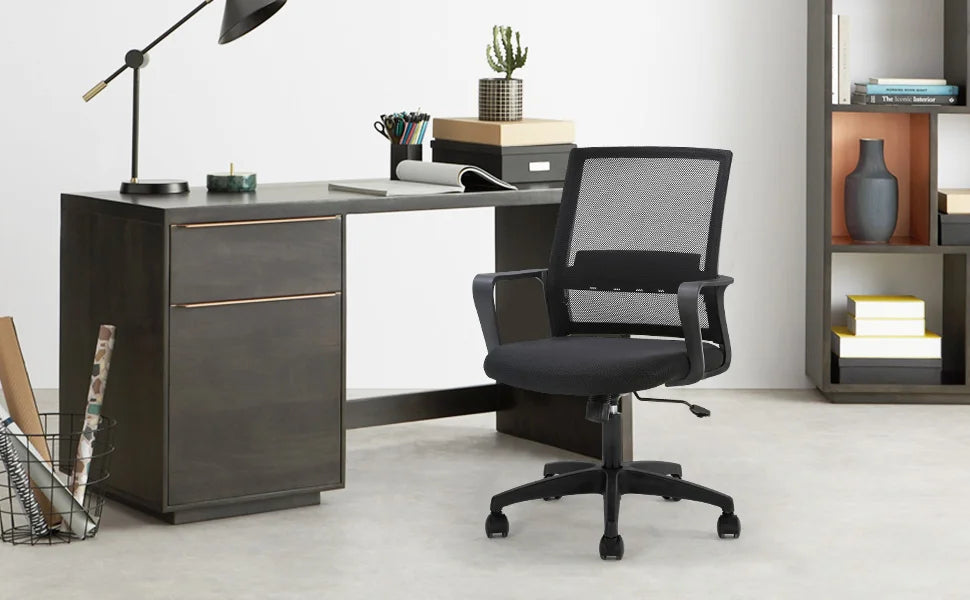 Office Chair with Mid-Back Mesh