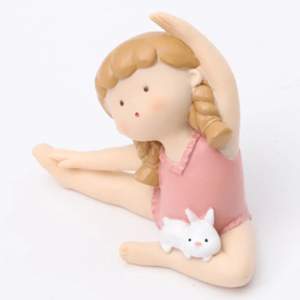 Girl Bedroom Decor - Bunny Girl Figurines Statue