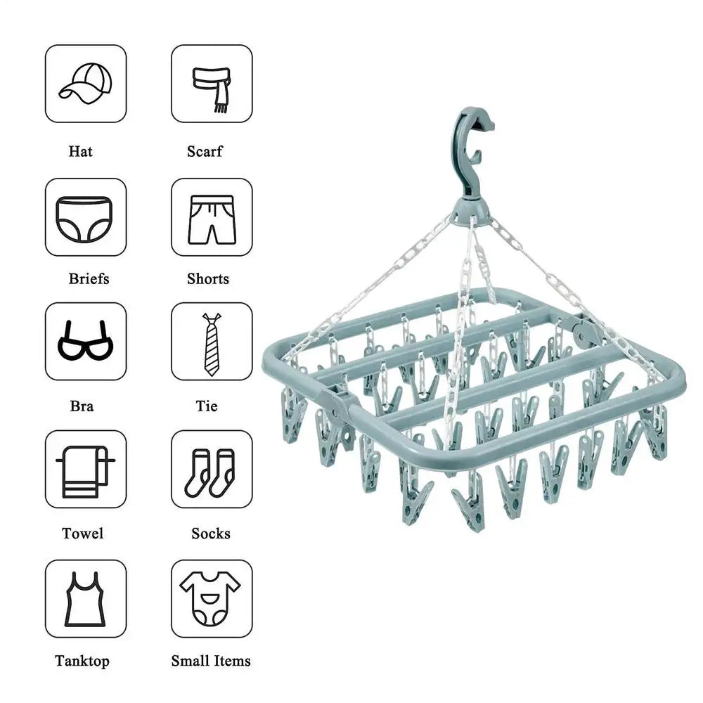 Sock Rack Dryer Clips