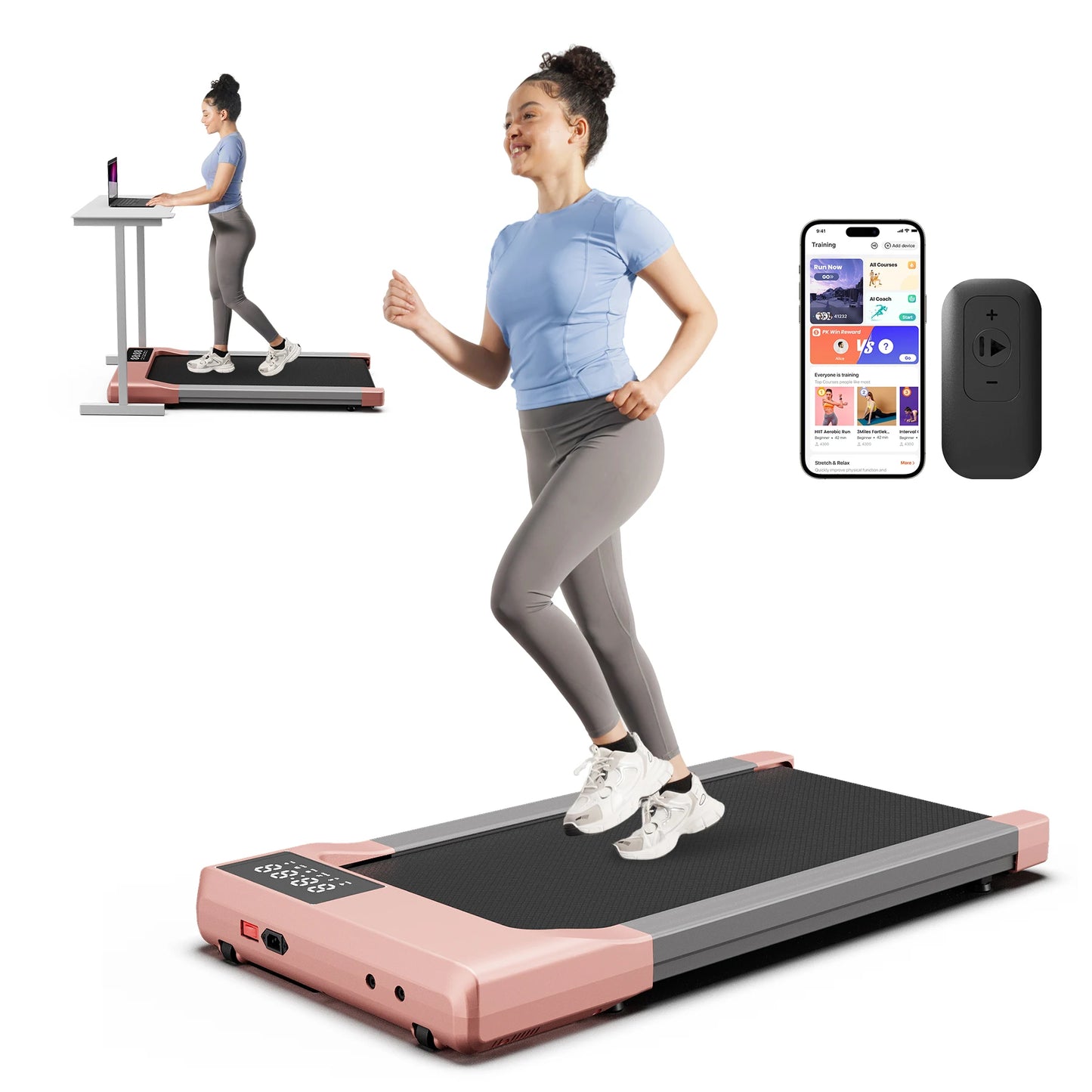 Portable Treadmill with Remote Control LED Display