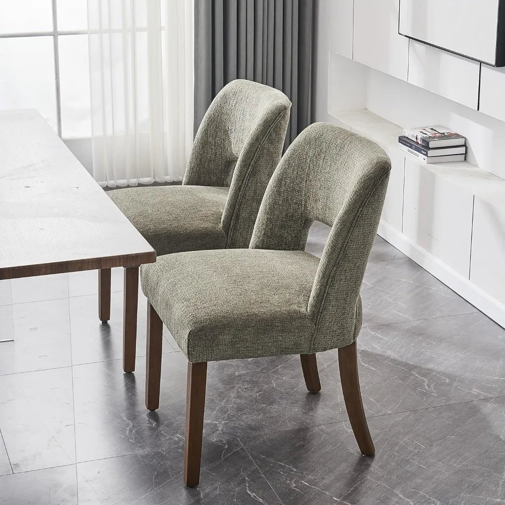 Modern Fabric Upholstered Dining Room Chairs