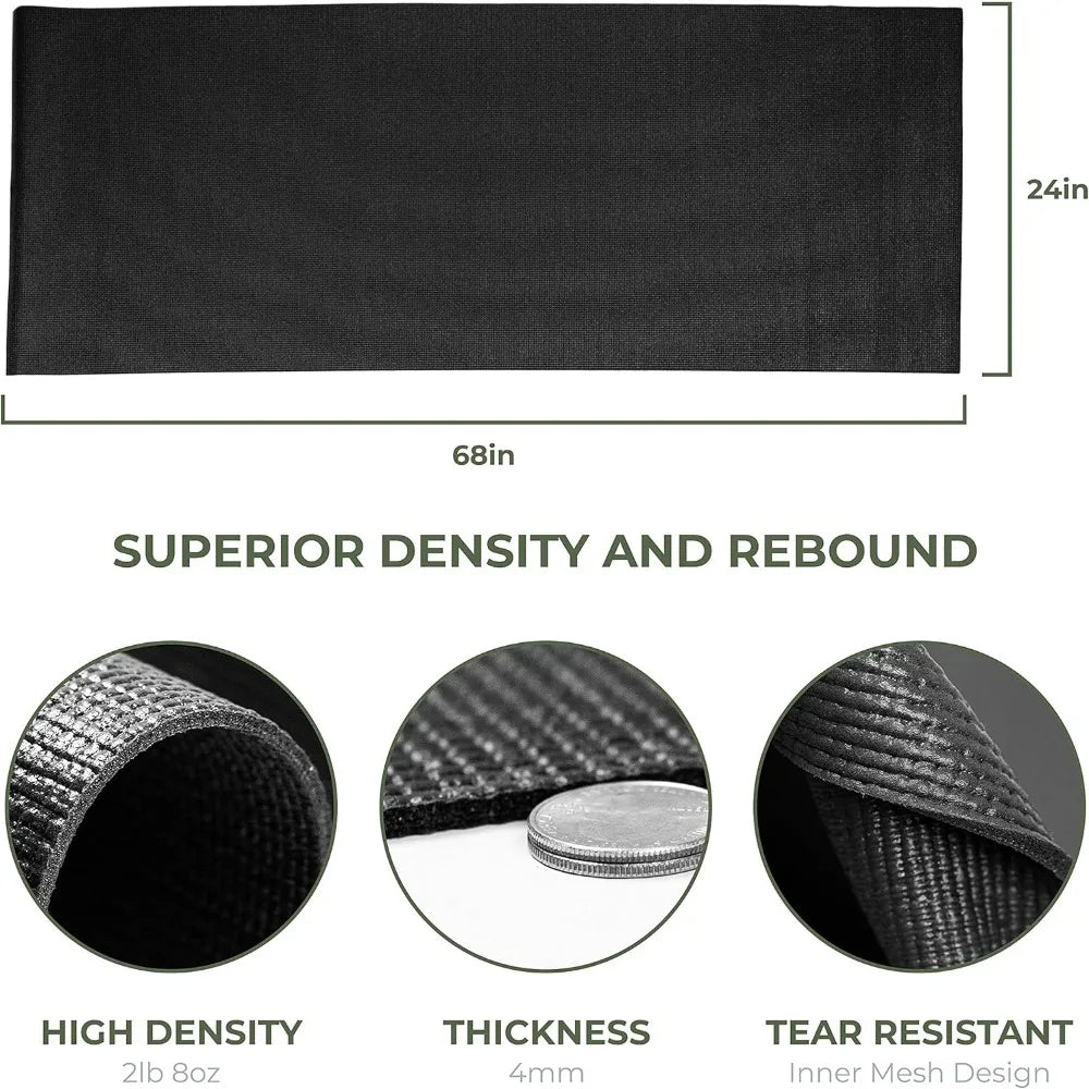 Non-Slip, Anti-Tear Exercise Mats