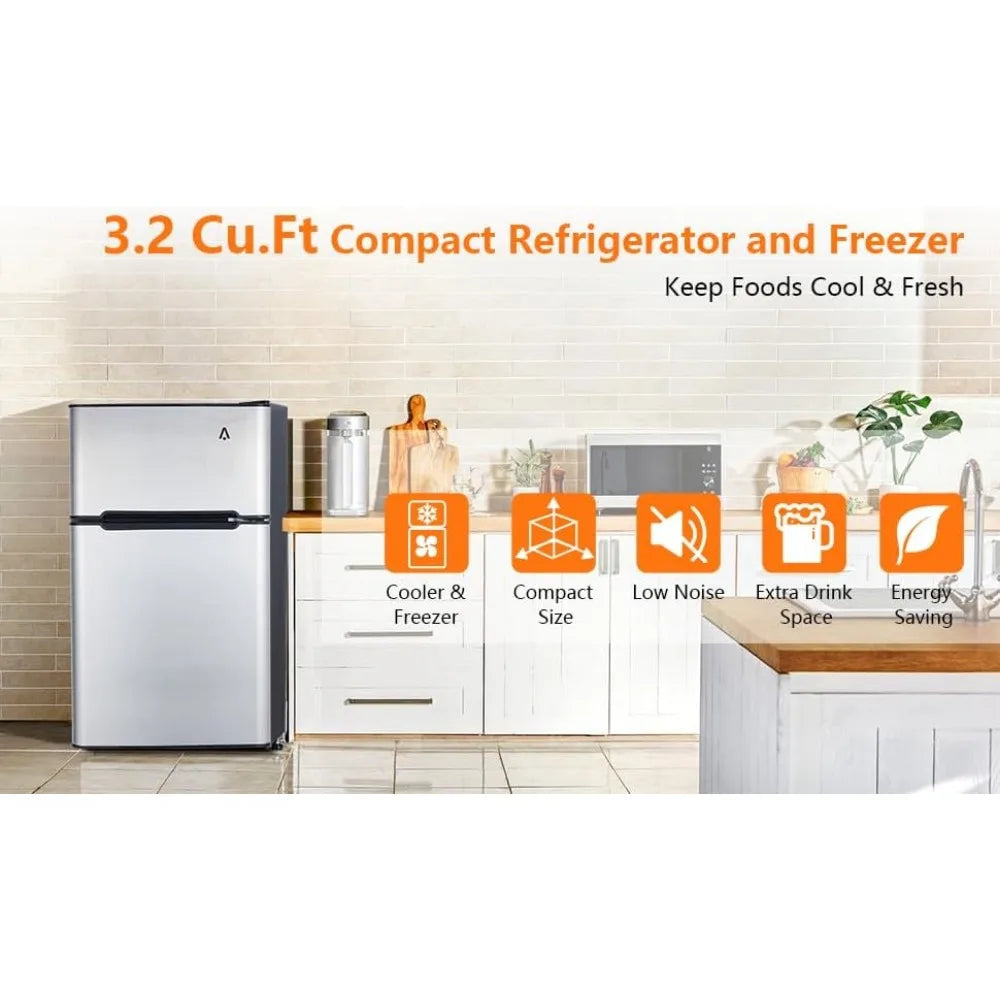 Mini Fridge With Freezer