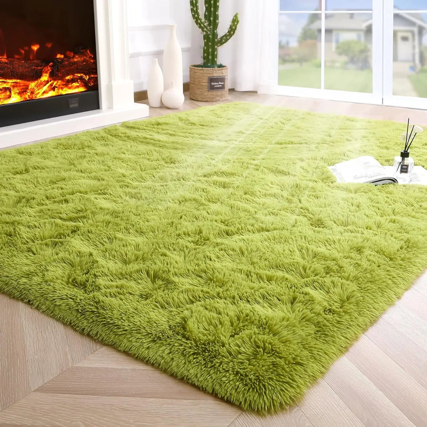 Fluffy Rugs Non Slip Rugs for Hardwood Floors Room Decor