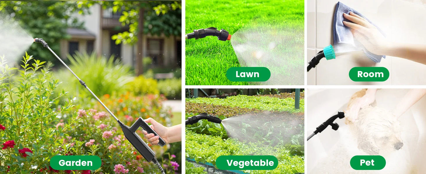 Battery Powered Garden Sprayer Telescopic Wand