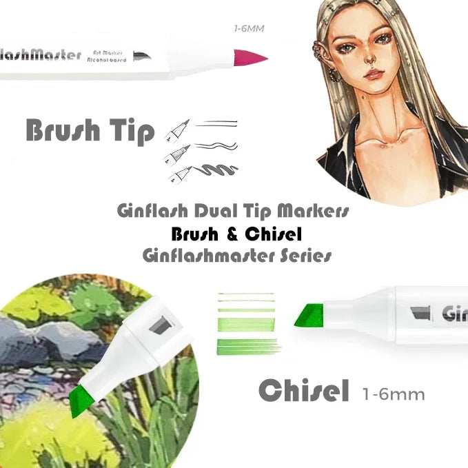 Art Markers Brush Pen