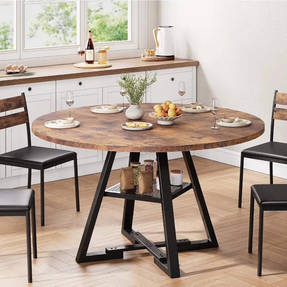 Dining Room Circle Dinner Pedestal Table