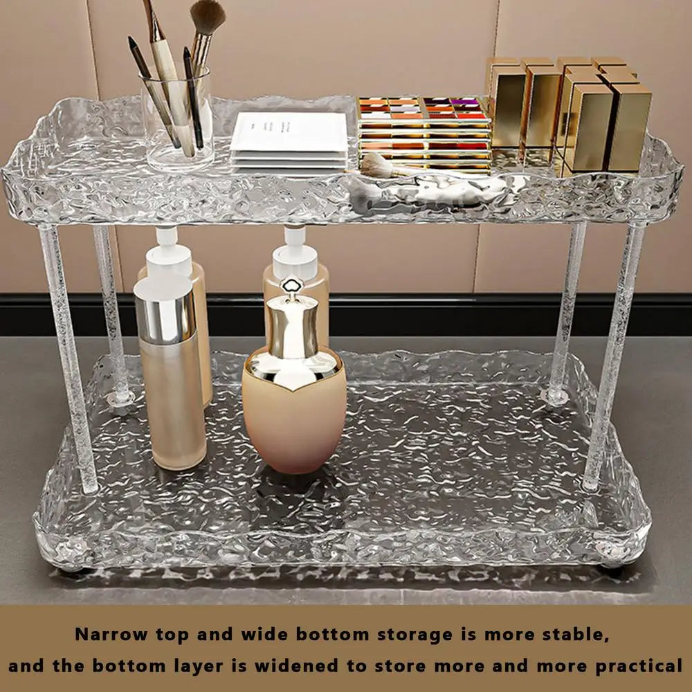 Bathroom Acrylic Vanity Storage Rack