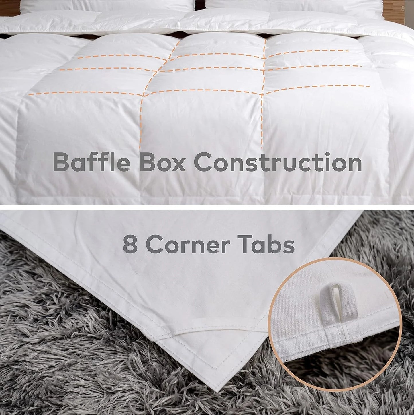Cooling Thin Summer Down Comforter Set