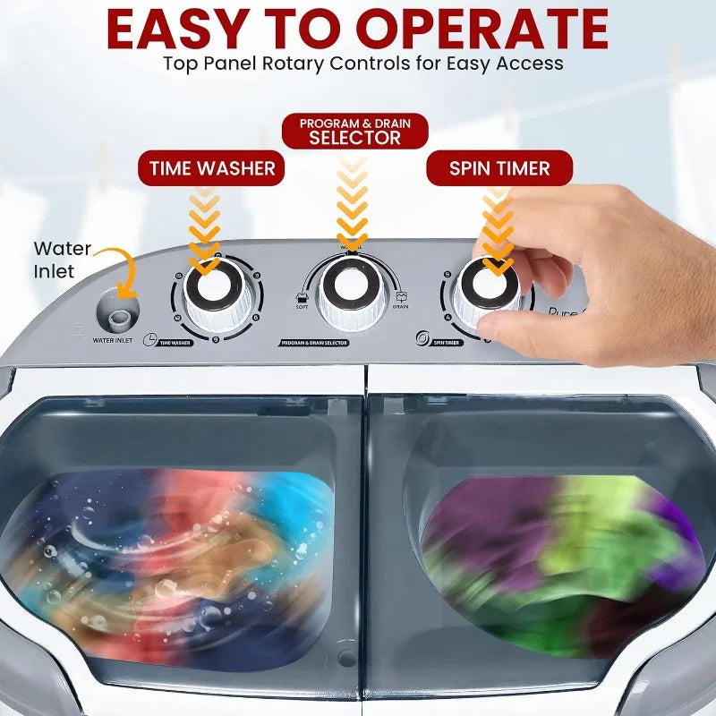 Pure Clean Compact Home Washer & Dryer