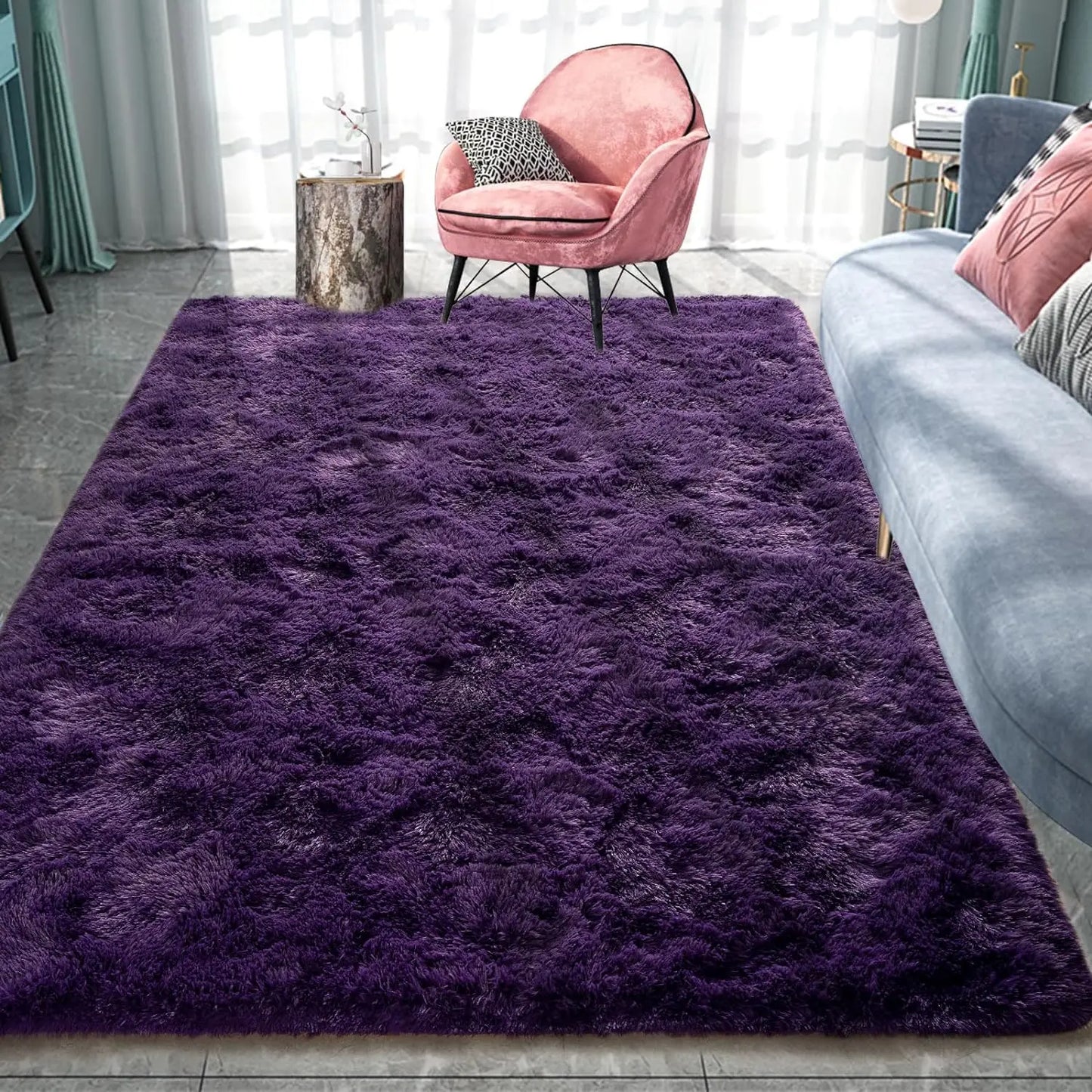 Fluffy Rugs Non Slip Rugs for Hardwood Floors Room Decor