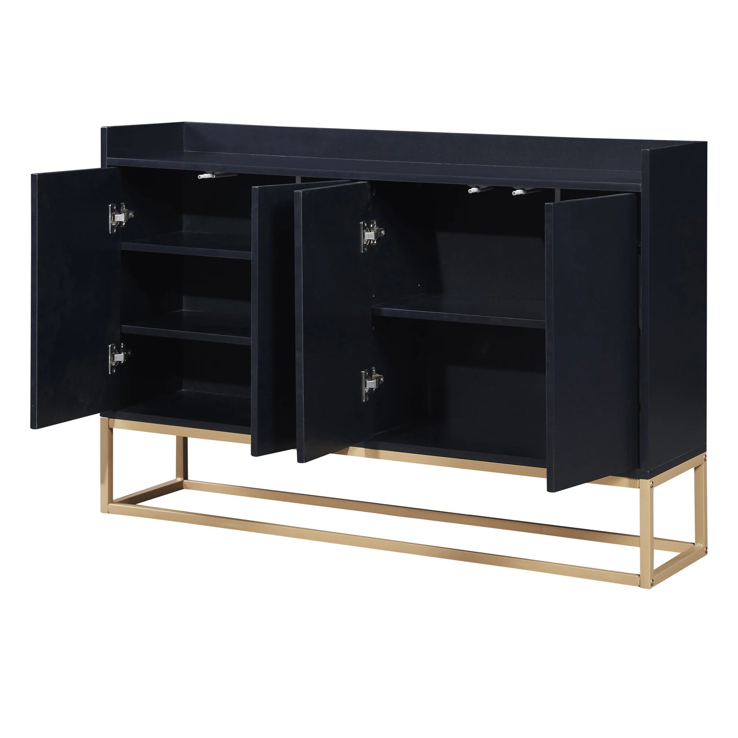 Multifunctional Storage Cabinet With 4 Doors Sideboard