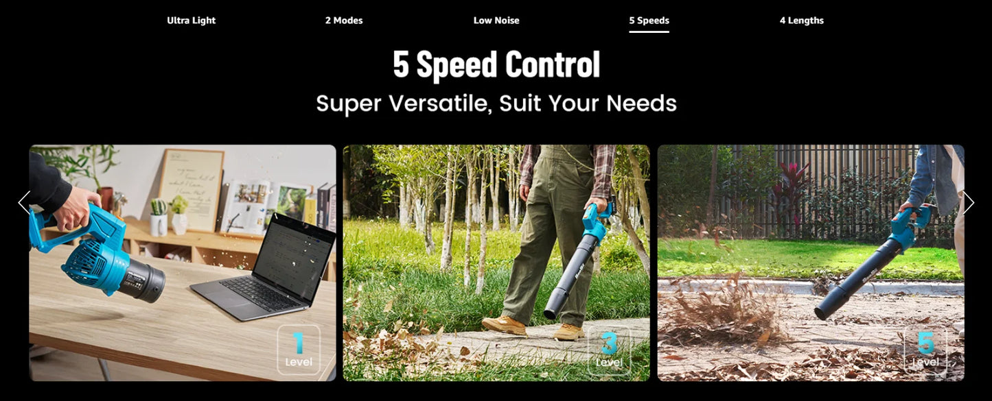 Electric String Trimmer Leaf Blower Combo Kit