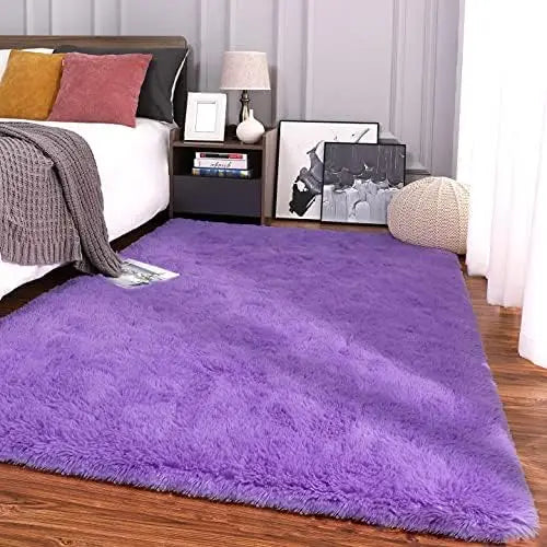 Fluffy Rugs Non Slip Rugs for Hardwood Floors Room Decor