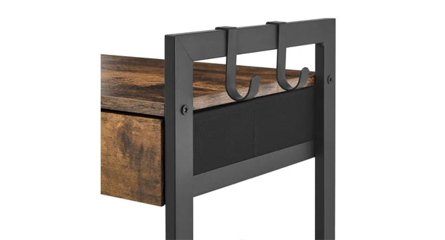 3-Tier Bathroom Floor Storage Shelf with Drawer
