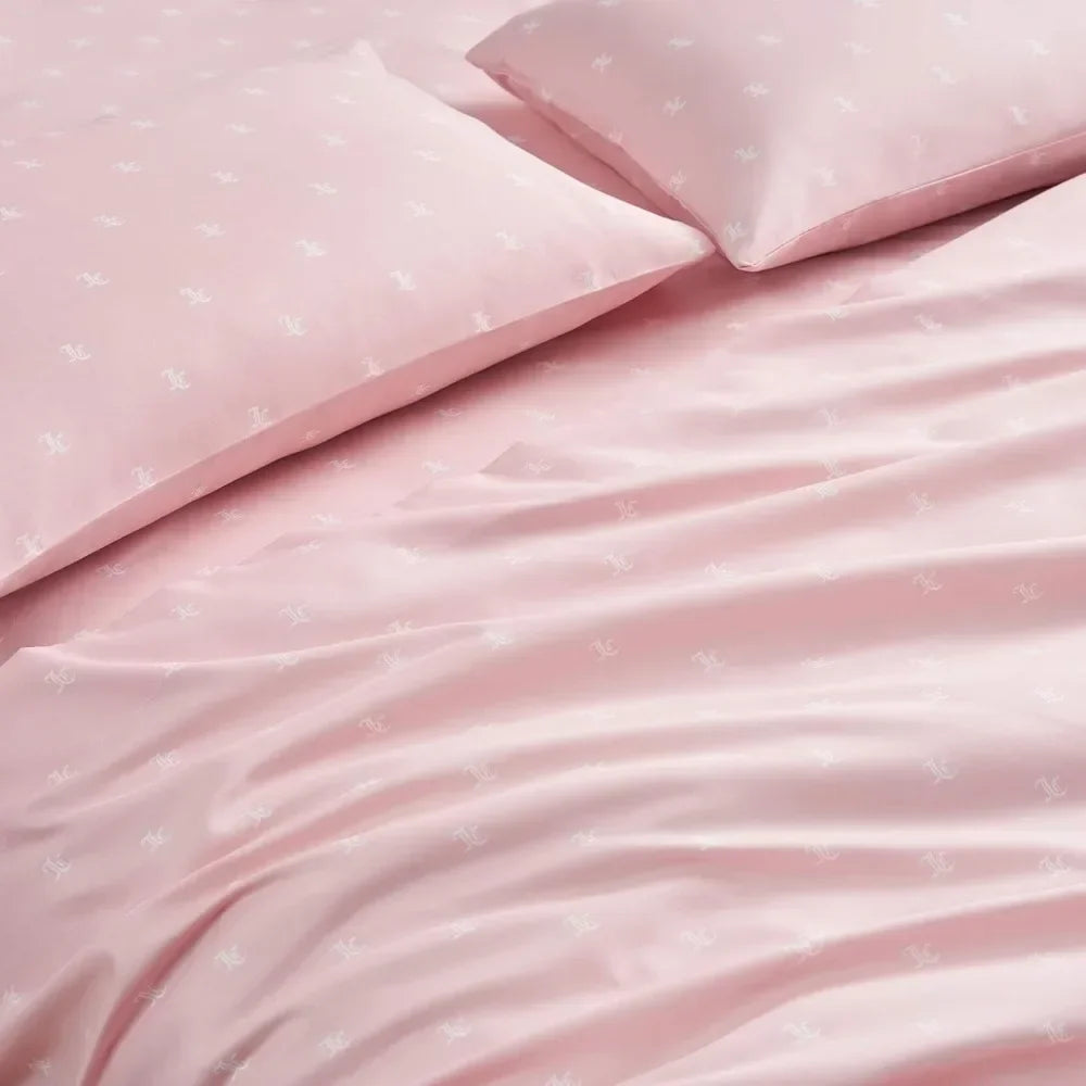 Couture Black Logo Queen Comforter Set - Bedding Ensemble