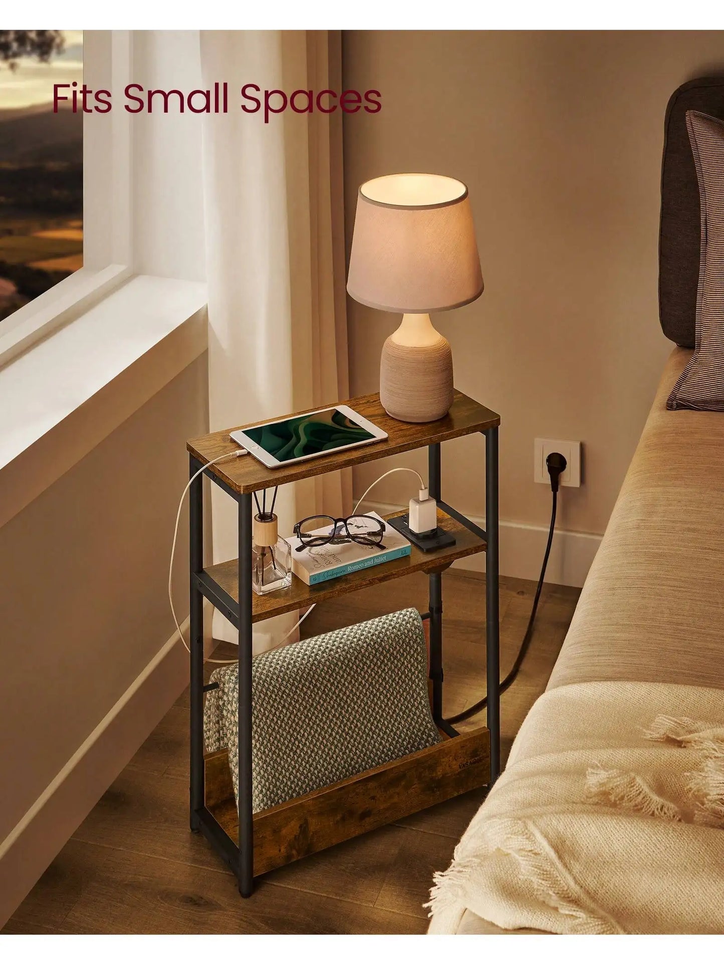 Side Table with Storage