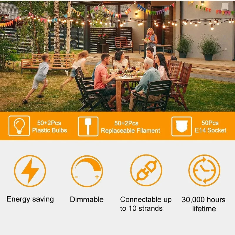 Patio Vintage String Lights