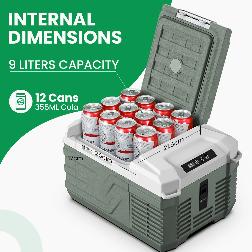 Portable Refrigerator with AC Electric Cooler Plug