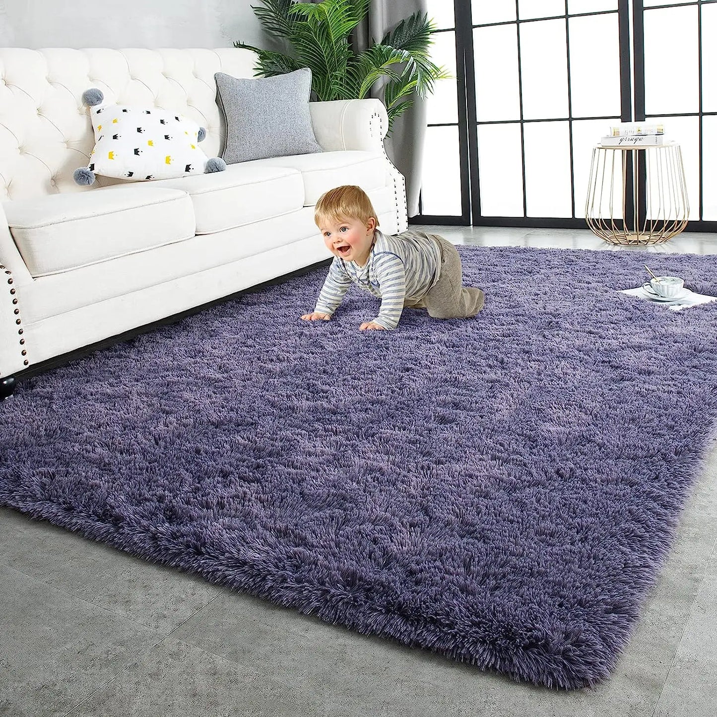 Plush Fluffy Ultra Soft Indoor Modern Rugs