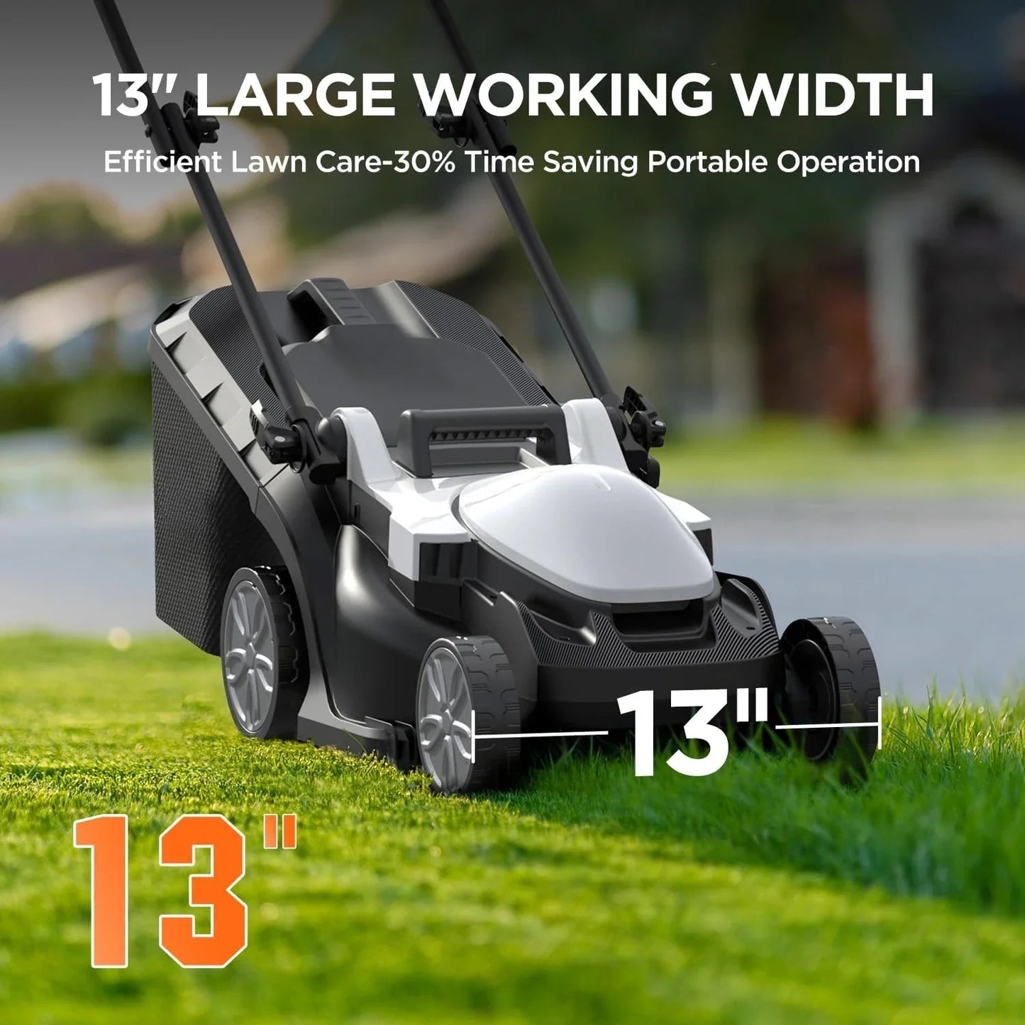 Cordless Lawn Mower - 13 Inch
