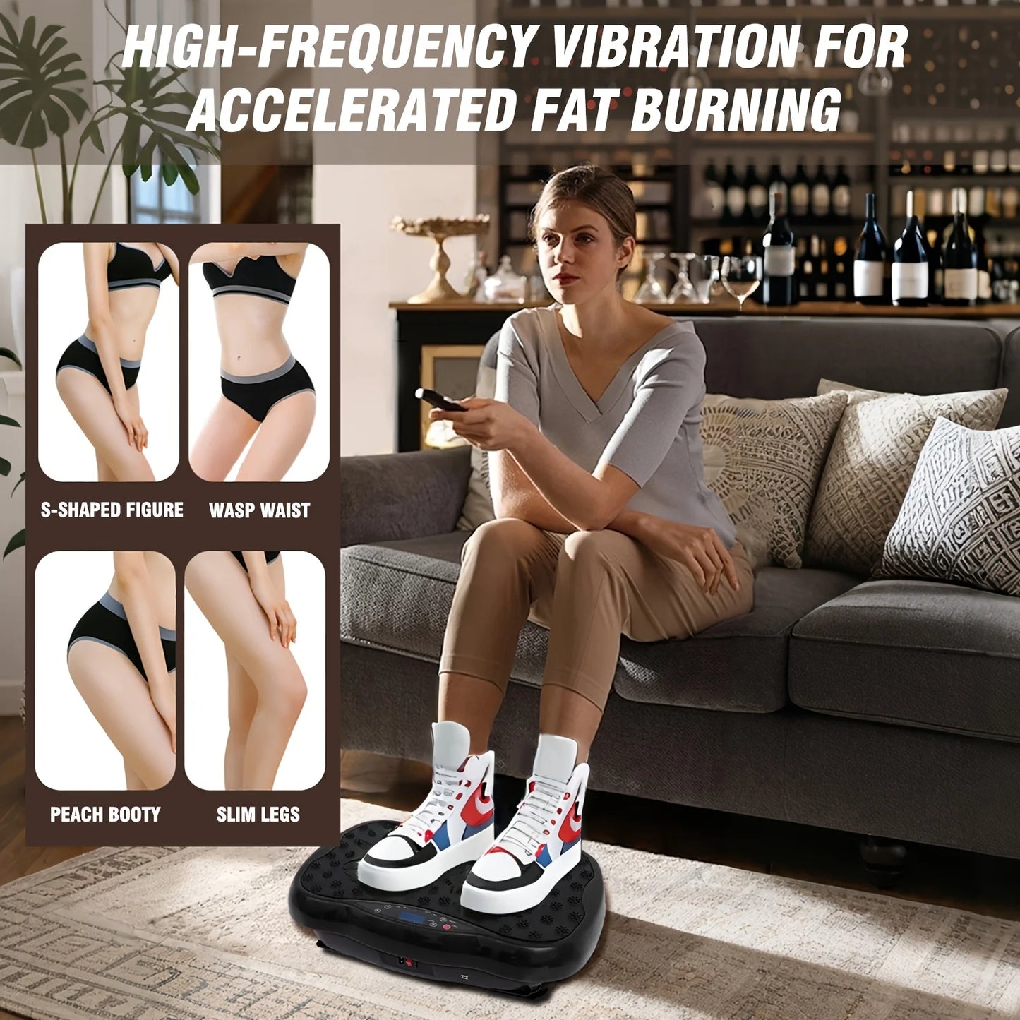 Magnetic Vibration Plate Exercise Machine