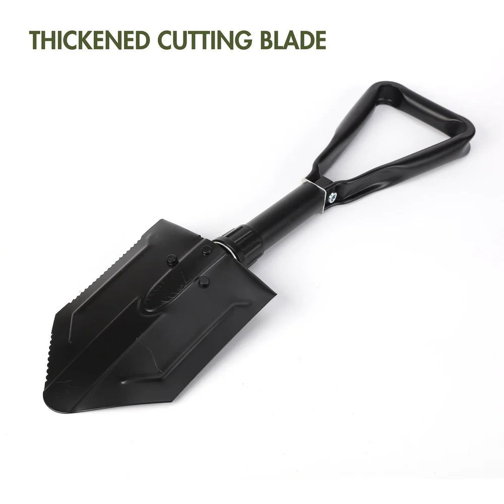 Heavy Duty Folding Shovel Steel Serrated Edge