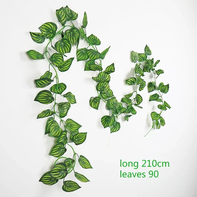 Artificial Green Silk Ivy Hanging Vines