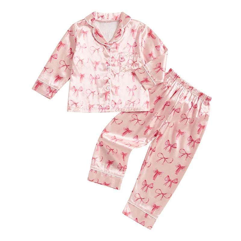 Baby Girl Silk Pajama Set