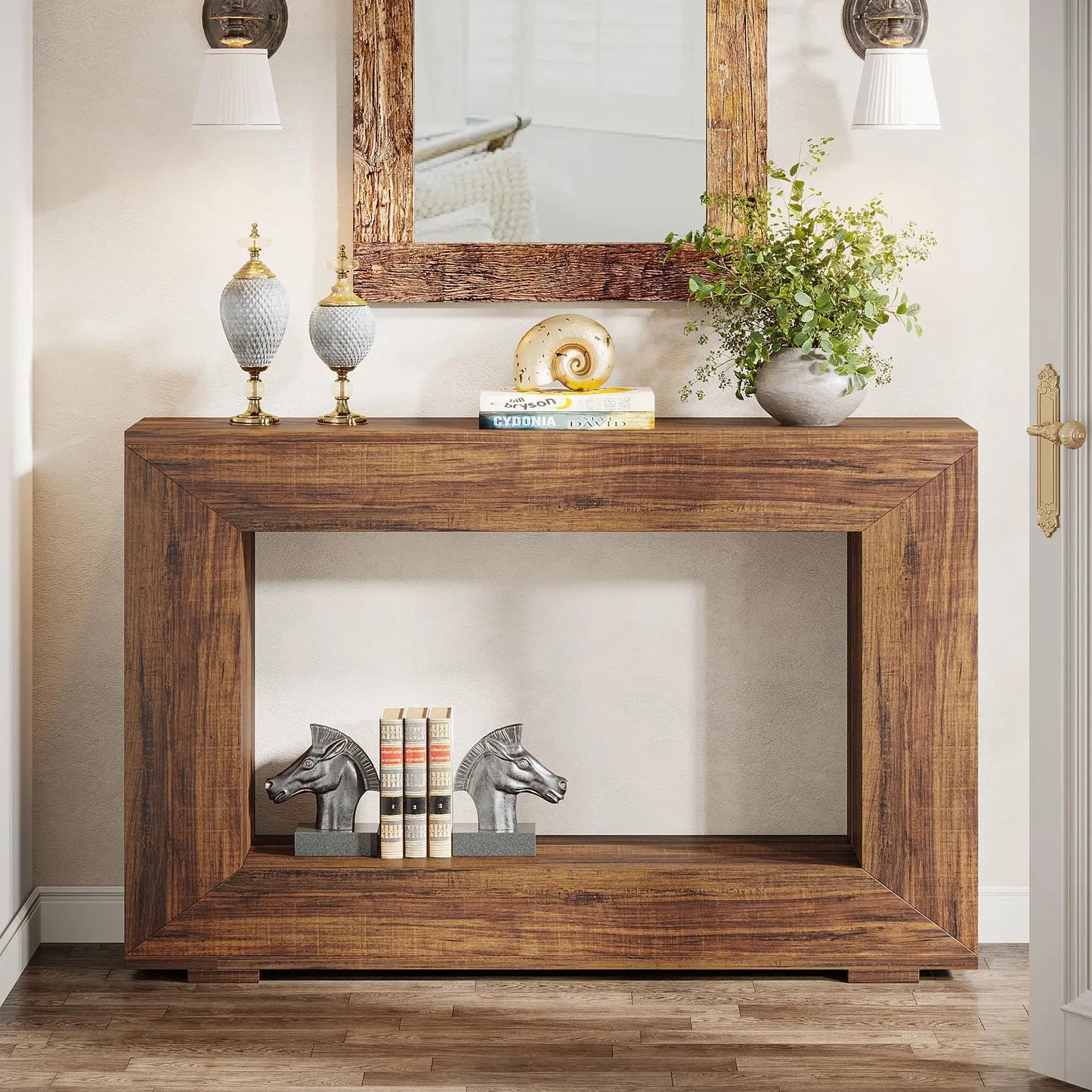 Entryway Console Table with Storage