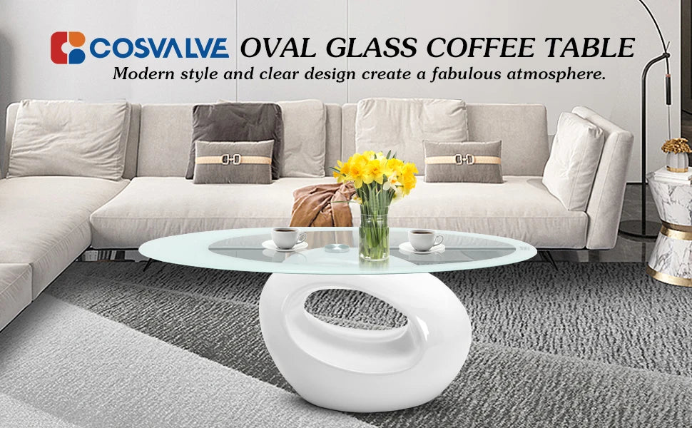 Contemporary Glass Coffee Table