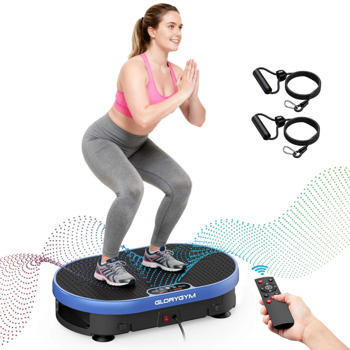 LED Display Vibration Plate Exercise Machine