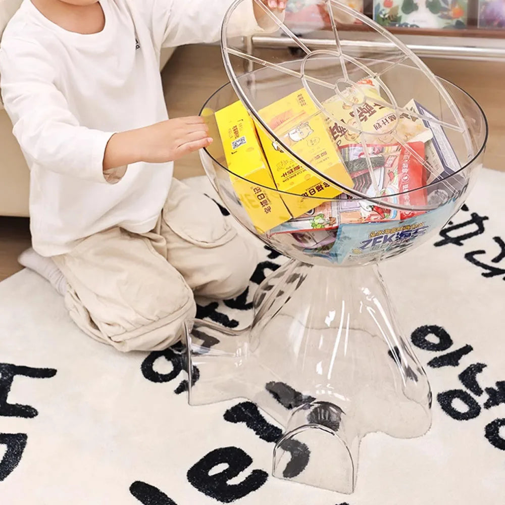 Transparent Small Flat Head Coffee Table