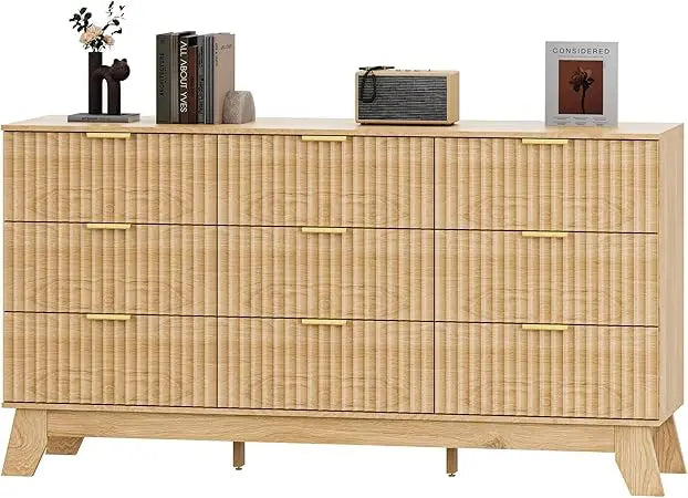 Fluted Dresser for Bedroom