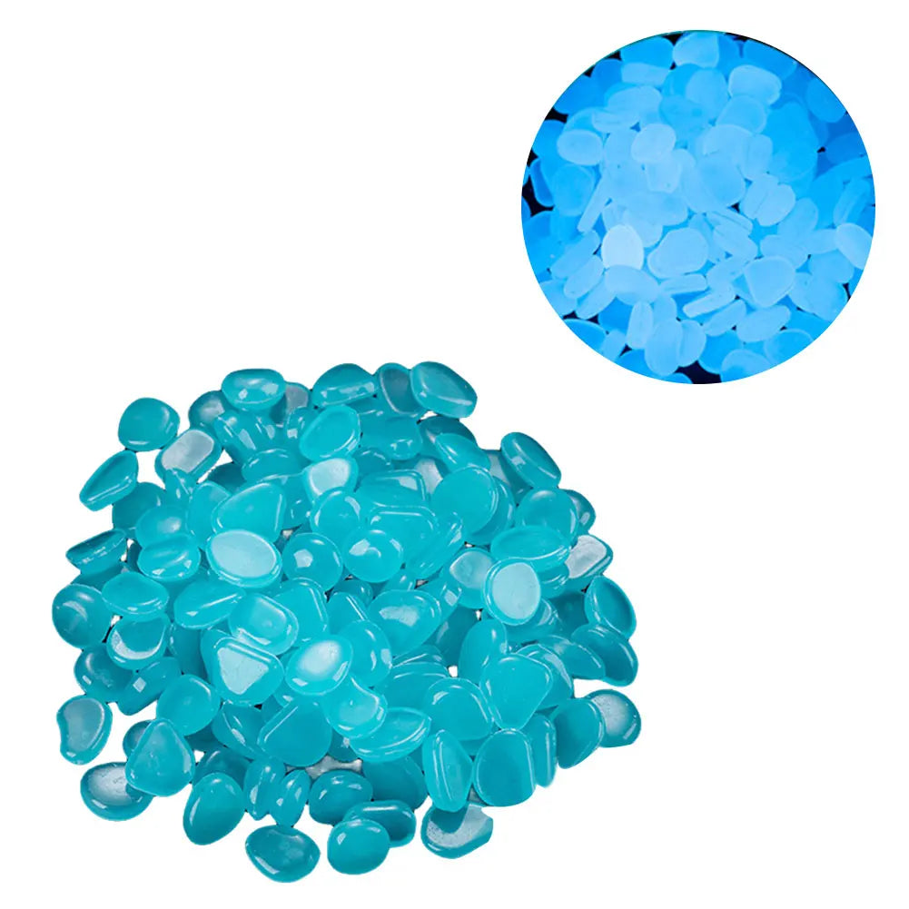 Garden Glow In The Dark Pebbles Stones Rocks For Yard And Walkways Decor
