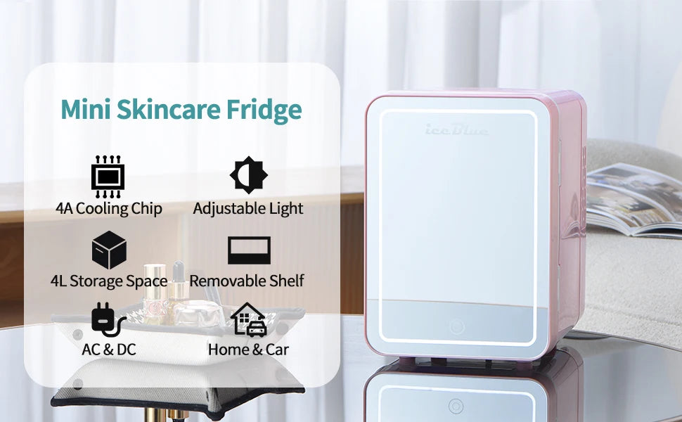 Mini Fridge Dual-Use AC/DC Cooler Warmer for Home Car