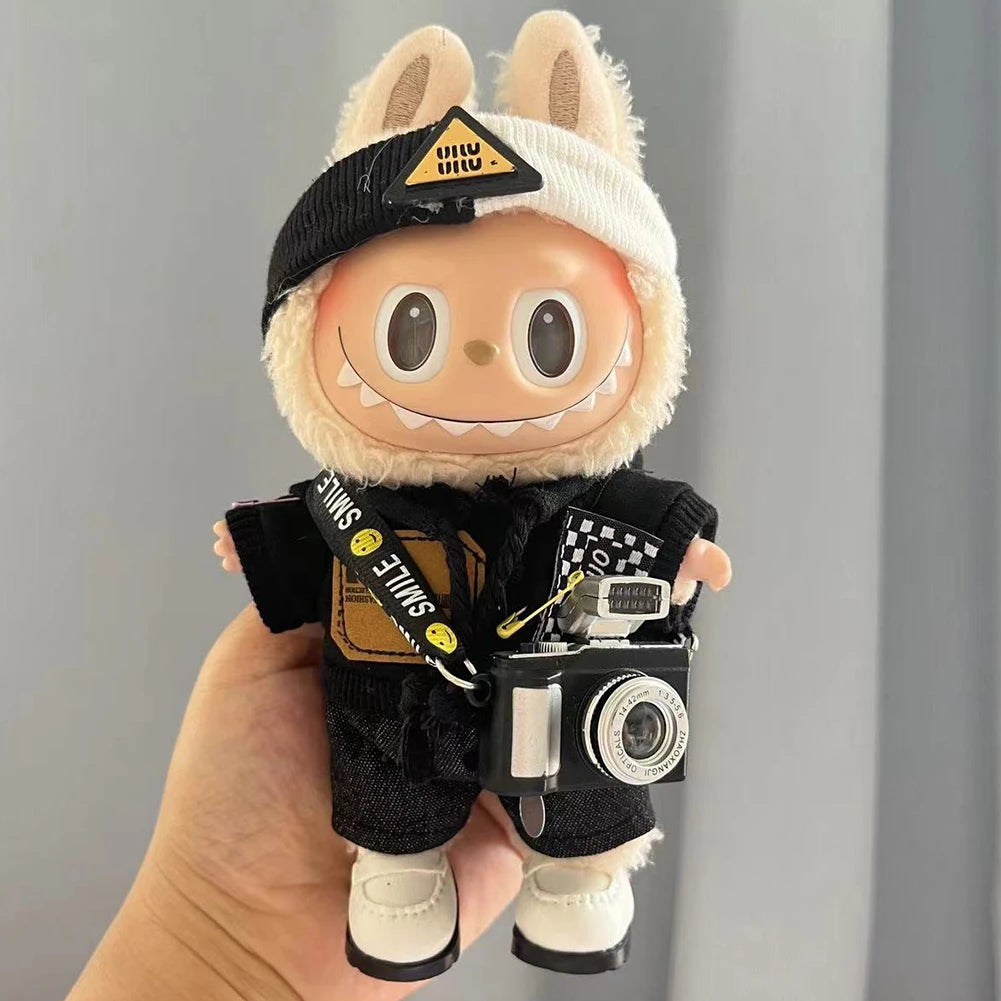 Mini Labubu Dolls Outfit Clothes Accessories without Doll