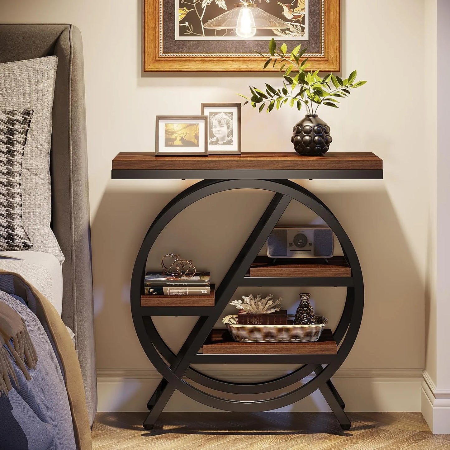 Side Table with Storage