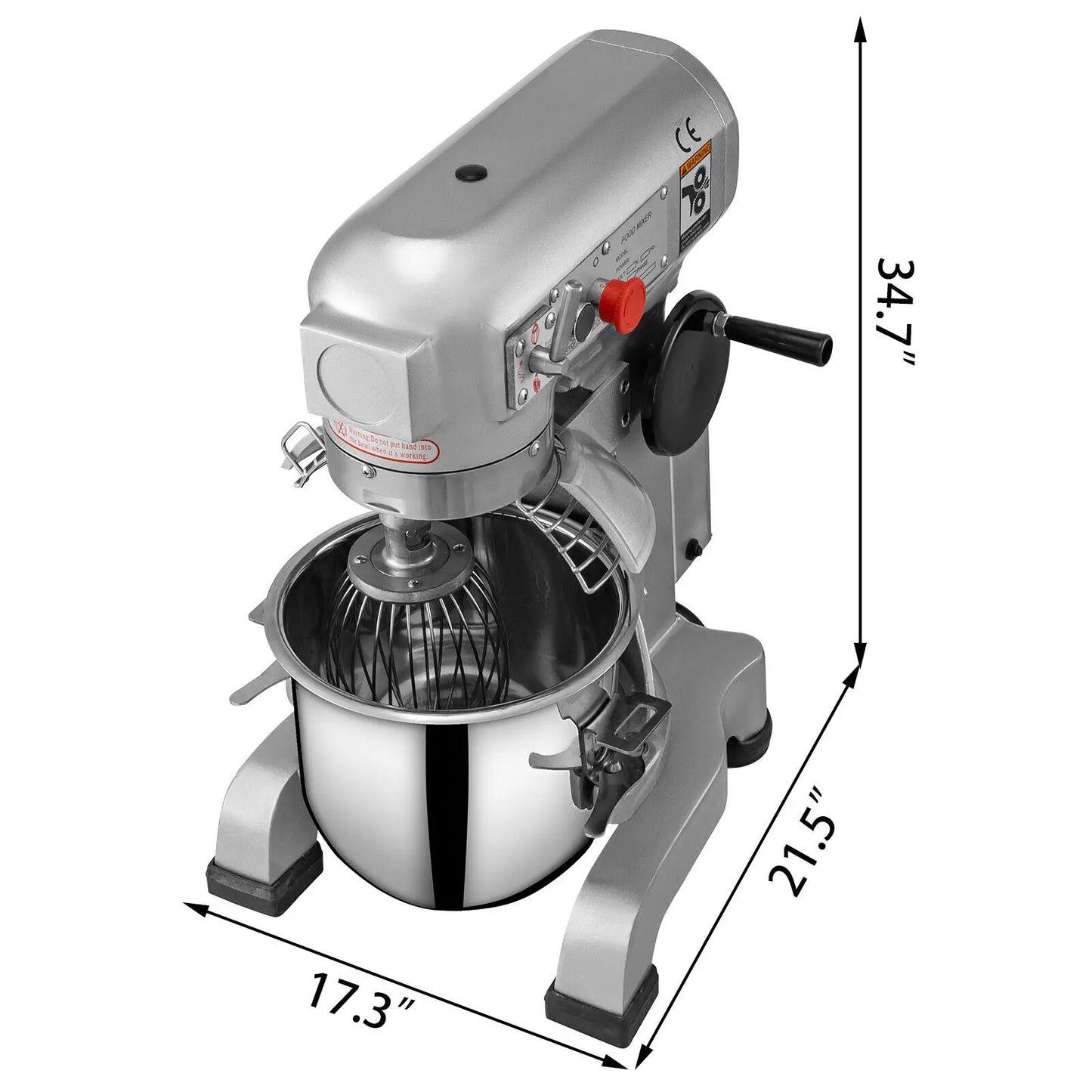 Electric Stainless Steel Commercial Mix Dough Machine Processor